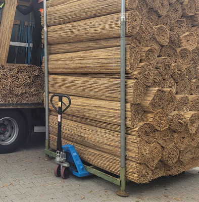 Europese rietmatten uit voorraad